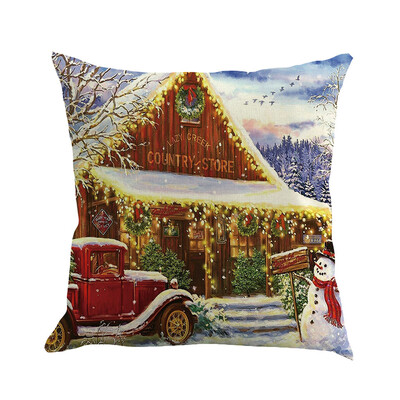 

Tailored Christmas Pillow Cover Pillowcases Decorative Sofa Cushion Cover 45x45cm