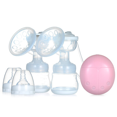 

Portable Double Electric Breast Pump Stimulate & Express Dual Mode 4 Levels Adjustable USB Comfort Breastfeeding Sensitive Touch B