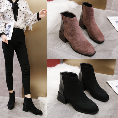 

Martin womens boots British style autumn&winter new style wild boots Chelsea middle tube boot