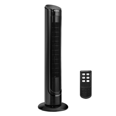 

40" Black LCD Digital Control Tower Fan