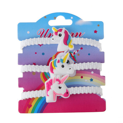 

Cute Style Unicorn PVC Sport Epoxy Bracelet Child Cartoon Silicone Bracelet Hot Gift