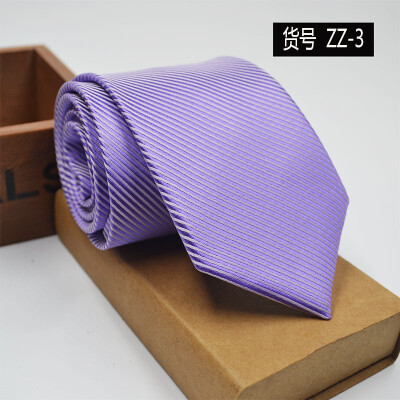 

New spot tie business dress mens tie polyester yarn arrow type 8CM business tie wholesale