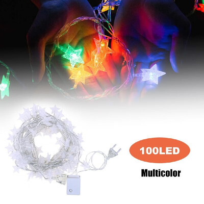 

100LED 85M Led String Lights with Five-pointed Stars Decorating Lamp for Festival Christmas Wedding Party Decoration