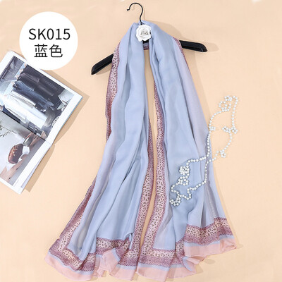 

Spring&summer new elegant lace print scarf sunscreen ladies scarf shawl wild beach towel SK015
