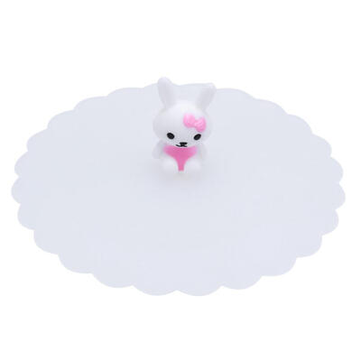 

Cartoon Silicone Transparent Insulation Anti-Dust Cup Cover Tea Sealing Lid