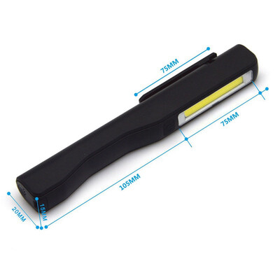 

USB Charging Mini LED Flashlight COB Super Bright Mini Inspection Bike Light Lamp Pen Pocket Clip Torch Flashlight