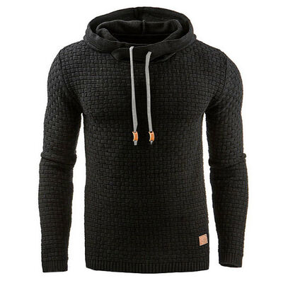 

Mens Winter Hoodie Warm Hooded Sweatshirt Coat Jacket Outwear Sweater Slim Tops