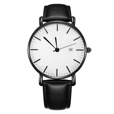 

Fashion Classic Men Watch PU Leather Student Analog Quartz Sport Wristwatch