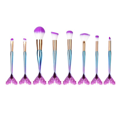 

Toponeto 8 Pcs Make Up Foundation Eyebrow Eyeliner Blush Cosmetic Concealer Brushes