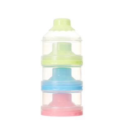 

Funnel Baby Infant Feeding Milk Powder Food Bottle Container 3 Cells Grid