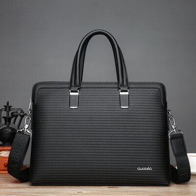 

Brand mens handbag Paul cross section casual mens bag leather shoulder diagonal computer briefcase