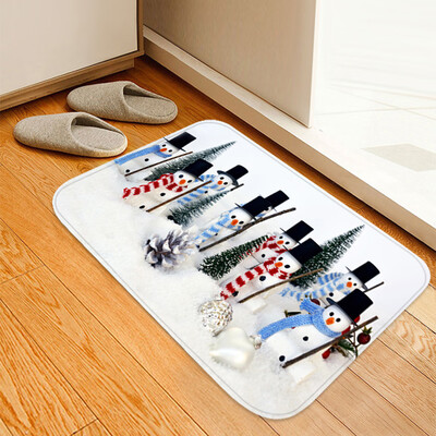 

Tailored Christmas Carpet Kitchen Doorway Bathroom Floor Carpet Floor Mat Print 40x60cm