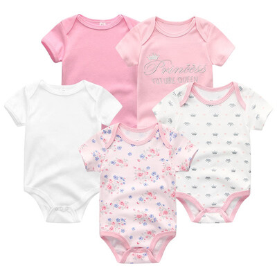 

5PCSLot Baby Bodysuits Newborn For Babies 0-12M Infant Baby Girls Clothes Jumpsuit Rompers Baby Boys Clothes Clothing Sets Cotton