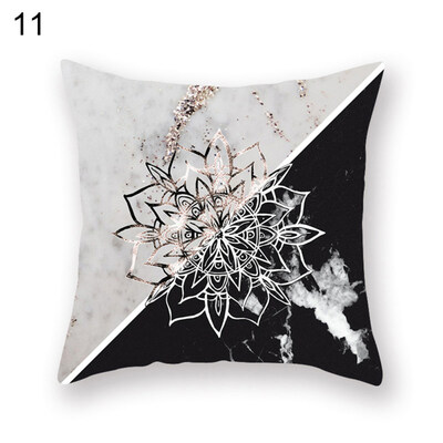

Marble Grain Love Happy Pillow Case Cushion Cover Sofa Bed Car Cafe Office Decor
