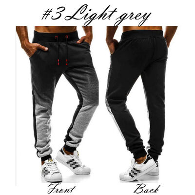 

Men Sport Pants Long Trousers Tracksuit Fitness Workout Joggers Gym Sweatpants