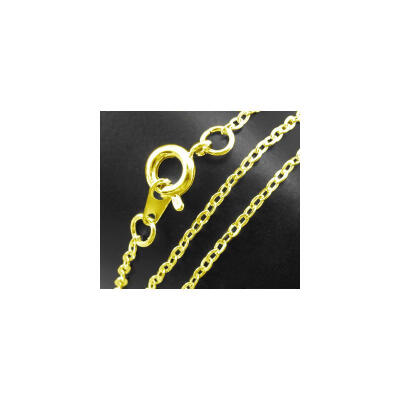 

Brass Chain for Necklace Making Golden Color Chain about 15mm wide 2mm long about 18" long