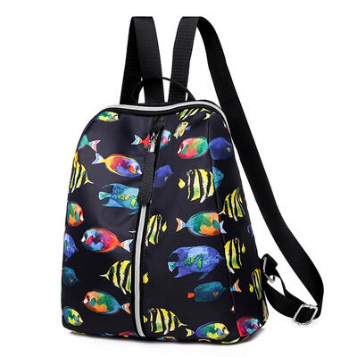 

Printing Travel Backpacks Women Oxford Cloth School Bags Casual Knapsack