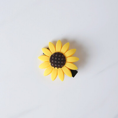 

Harajuku Sunflower Hair Ring Hair Accessories Flowers Cute Jewelry Smile Hair Rope Headdress Headwear