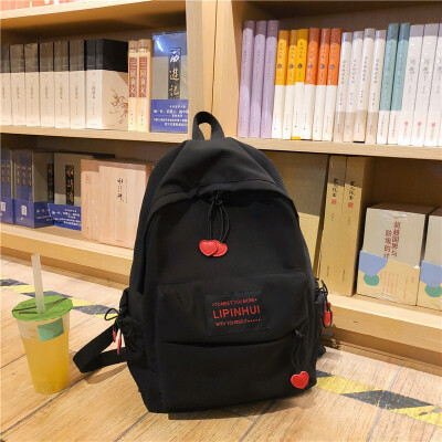 

Ins bag girl Korean version of high school students campus simple Bai-Sen department old sense of young girl light shoulder bag