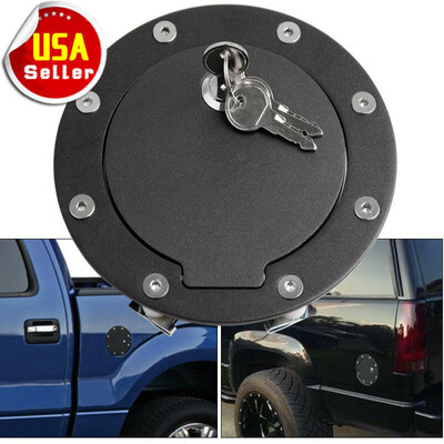 

Fuel Gas Door Cap Cover W Lock For 92-99 Chevrolet 1500 Suburban GMC