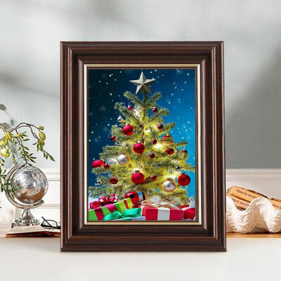 

100 5D DIY Diamond paintings Mosaic Wall Sticker Christmas tree apple Suitable for Home Puzzle birthday wedding Decor