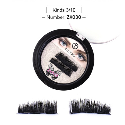 

〖Follure〗Ultra-thin 02mm Magnetic Eye Lashes 3D Reusable False Magnet Eyelashes