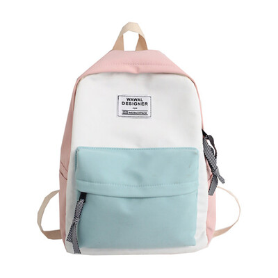

Schoolbag female ins feel girl campus Korean version of the original high school ulzzang college students tide double shoulder bag