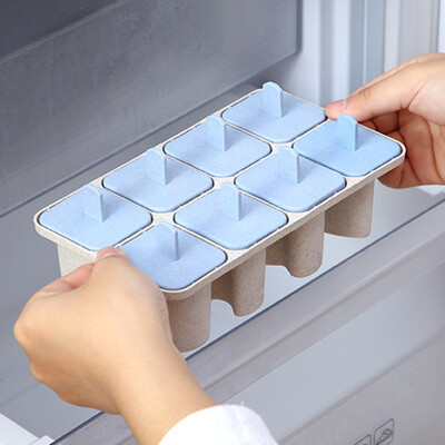 

8x Frozen Ice Cream Maker Mold DIY Popsicle Mould Maker Lolly Yogurt Kitchen