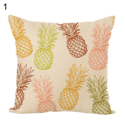 

Cartoon Pineapple Throw Pillow Case Cushion Cover Sofa Bed Car Home Office Decor