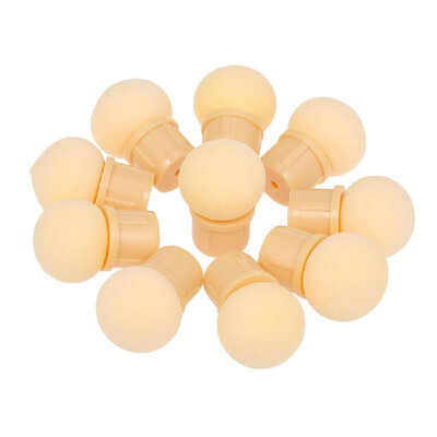 

10Pcs Replaceable Round Sponge Heads for Manicure Gradient Blooming Brush Shade Maker UV Gel Polisher Nail Art Tools