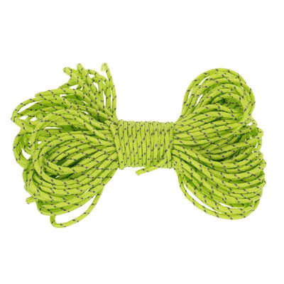 

20m Reflective Rope Paracord Cord Outdoor Gear Lanyard 1 Inner Strand Core for Camping Awning