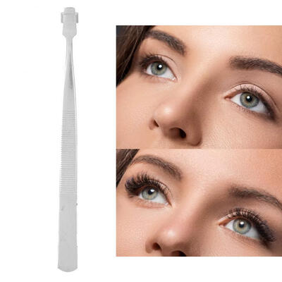 

Greensen Stainless Steel Eyelash Extension Tweezers False Fake Eyelashes Grafting Tweezers