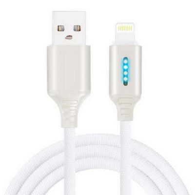 

Universal Durable 1m 24A Auto Power-Off USB To Lightning Charging Cable For Apple IPhones-1m