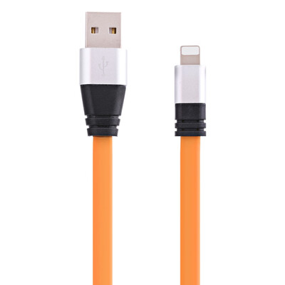 

8 Pin Aluminum Alloy Noodle Charge Data Transfer Cable 1M