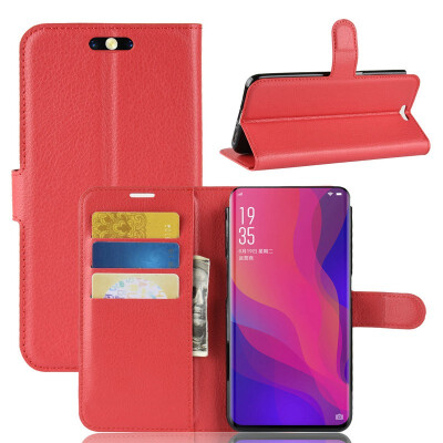 

for Oppo Find X PAFT00 PAFM00 642" Wallet Phone Case for Oppo Find X PAFT00 PAFM00 642" Flip Leather Cover Case Etui Fundas