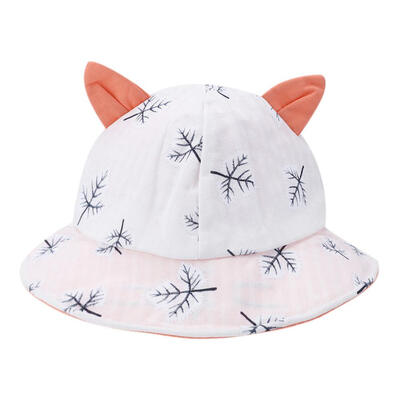 

Newborn Baby Girls Boys Sun Hats Cotton Cap Leaves Printed Baby Hat