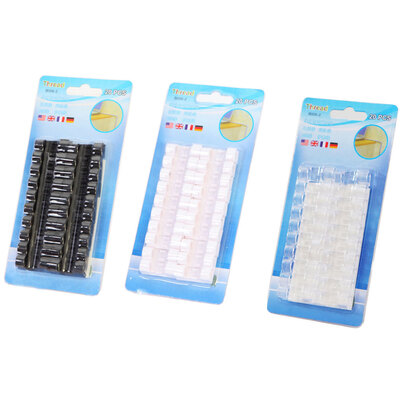 

20Pcs Wire Storage Clips Buckle Organizer Securing Cable Housing Data Line Finishing Tool Fixed Decor