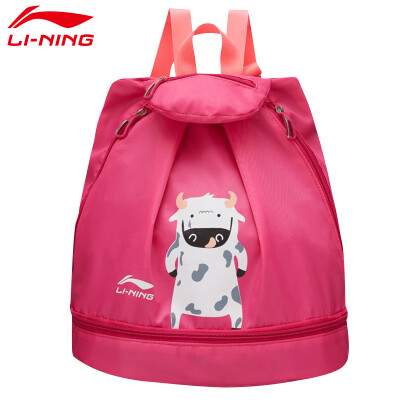 

Li Ning LI-NING swimming bag childrens shoulder swimming bag dry&wet separation waterproof beach portable sports fitness large capacity storage bag LSLN848-1 blue