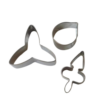 

3PcsSET Cookie Cutter Butterfly Orchid Flower Petal Fondant Mold Cake Decor New