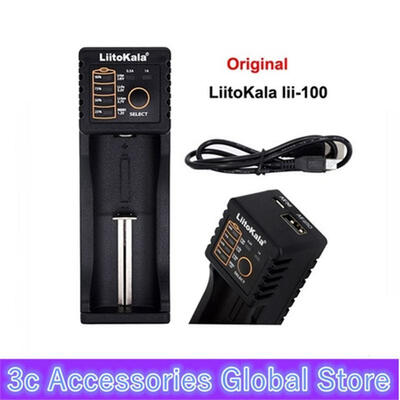 

Original LiitoKala Lii-100 Universal Smart Battery Charger For LiFePO4 Ni-MH Ni-Cd AAAAAA 18650 And More