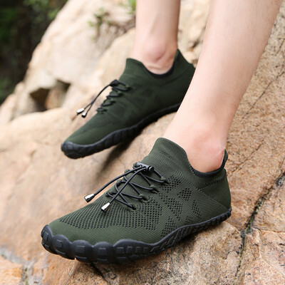 

Summer outdoor mens shoes mesh shoes mens mesh hollow breathable wading shoes five fingers sport fishing hiking socks