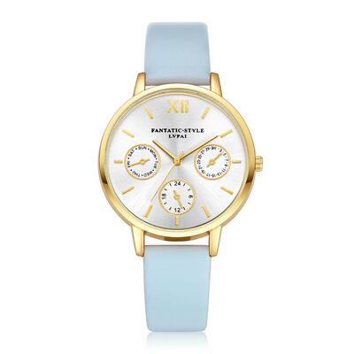 

High Quality Women Watches Golden BorderDial Ladies Quartz Wristwatch Fashion Leather Strap Clock Simple Relogio Feminino50
