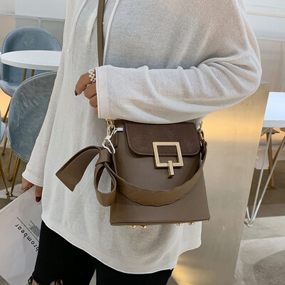 

Advanced sense bag retro bucket bag handbags new 2019 new fashion handbags wild ins Messenger bag