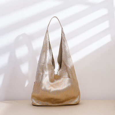

Ins cloth bags female 2018 new original design pleated bag shopping canvas bags female shoulder bag for female