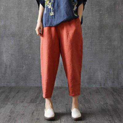 

Womens Casual Harem Wide Leg Pants Summer Ladies Yoga Long Loose Baggy Trousers