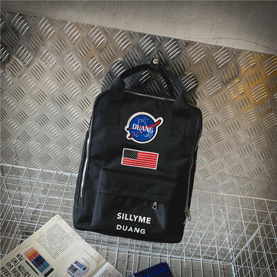

Tailored Fashion Unisex Printing Buckle Backpack Large Capacity Bags Package Shoulder Bag