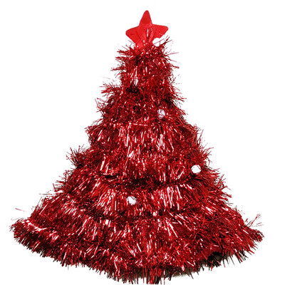 

Funny Christmas Tree Party Santa Hat Holiday Photo Props Festival Decoration