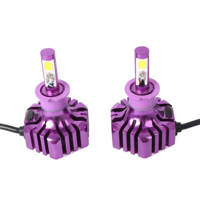 

H3 B3 2PCS Led Cob LED Chip Car Headlamp 36W 6500k White Light 8000LM Car Bulb Fog Light
