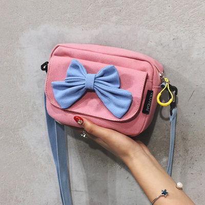 

Japanese Harajuku Soft Girls Cute Canvas Bag with One Shoulder Slanting Small Fresh ins Trendy Girl Bag