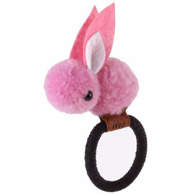 

Cute Rabbit Elastic Hair Bands Felt 3D Plush Children Girls Headband Decor